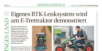 RTK-Lenksystem im Eigenbau – immer die richtige Spur!